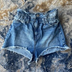 high rise MOM denim jean short size S
